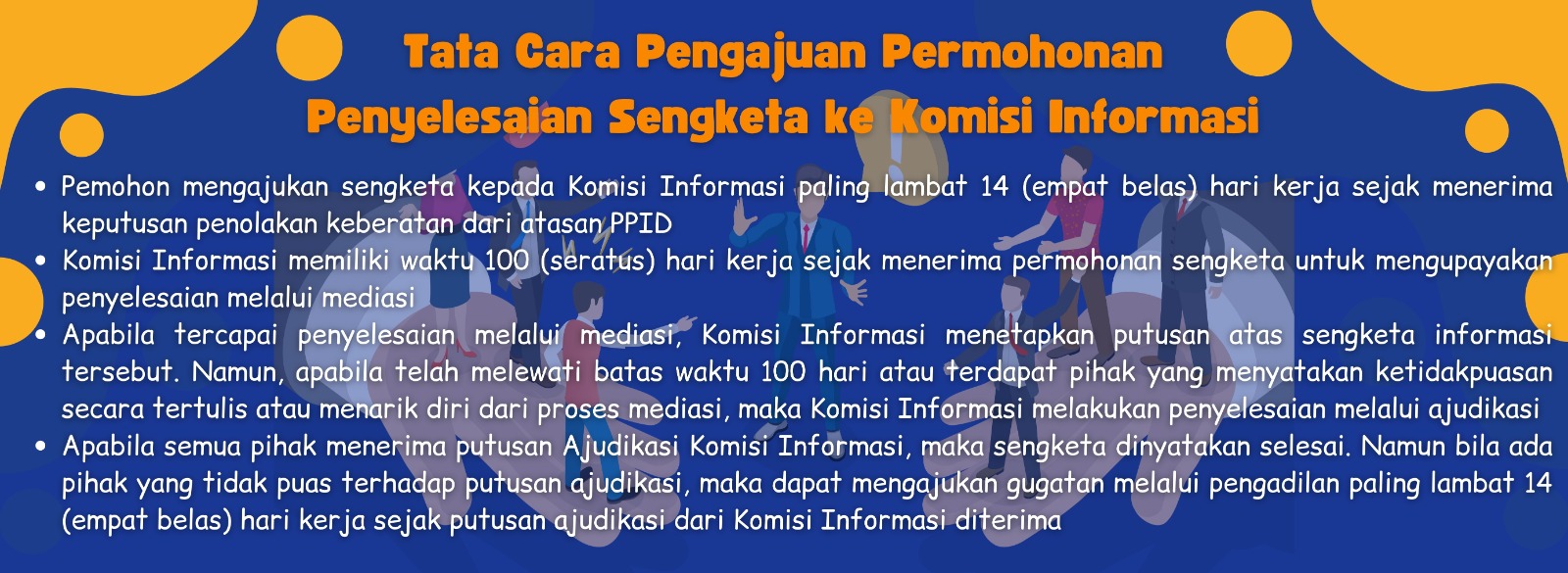 Tata Cara Pengajuan Permohonan Penyelesaian Sengketa ke Komisi Informasi